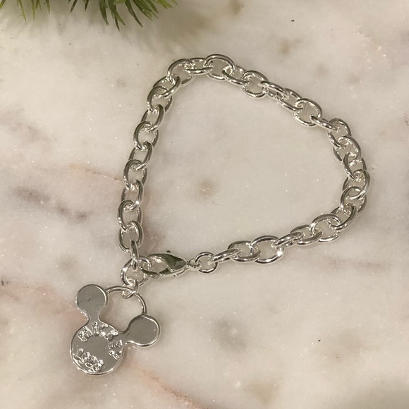 ✨NEW✨ Silver Mickey Mouse Charm Bracelet - Picture 2 of 7